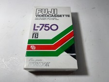 NEW FUJI VIDEO CASSETTE BETA L-750 NUOVA SIGILLATA-SEALED