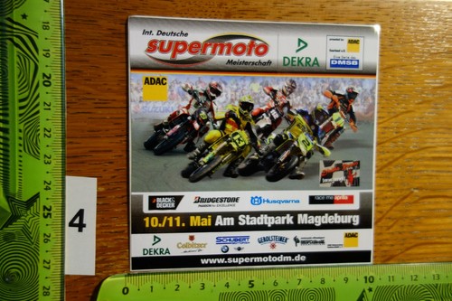 Vecchio adesivo moto