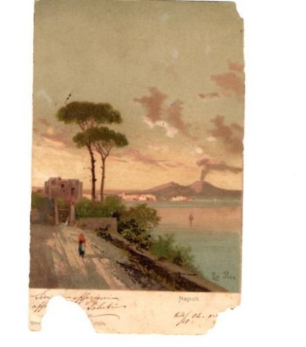 Napoli vesuvio cartolina - vesuvio,