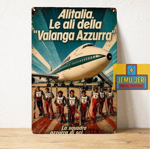 Insegna latta poster metallo - insegna,