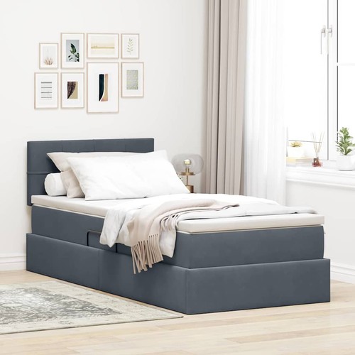 Letto con contenitore led - e,