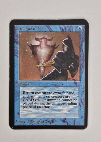 Mtg magic unsummon - mtg,
