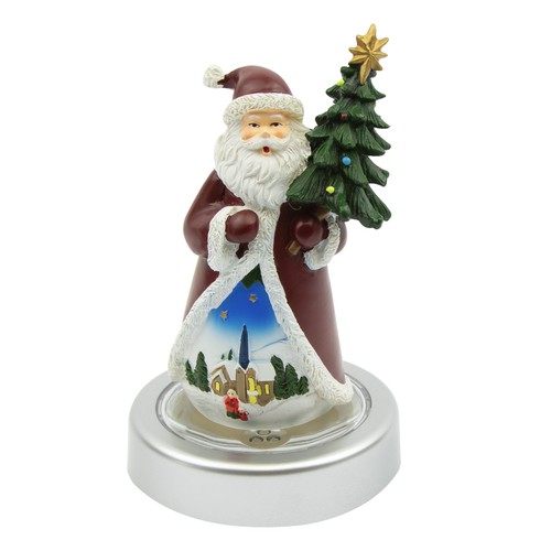 Statuina babbo natale con - statuina,