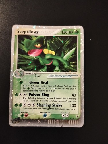 Pokemon sceptile 95 ex - pokemon,