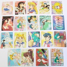 Sailor Moon Banpresto Twin Characters Lotto 19 Cards senza Adesivo