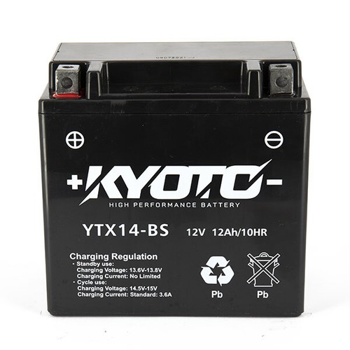 Batteria moto agm kyoto ytx14 - batteria,