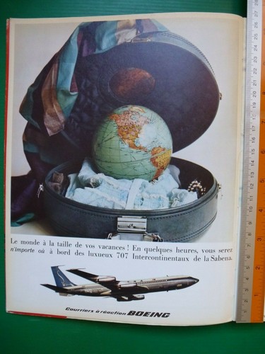 Pubblicità boeing 707 - boeing,