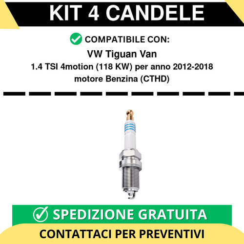 Kit candele per - 4,