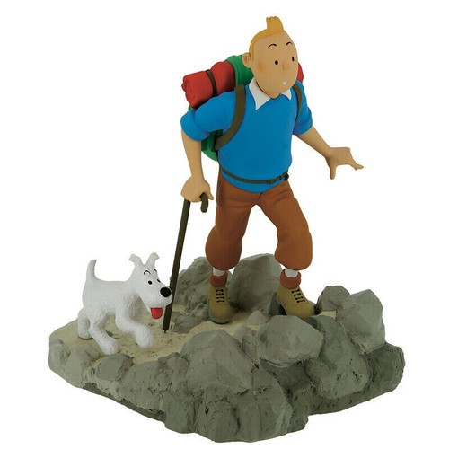 Tintin figurine with - with, snowy