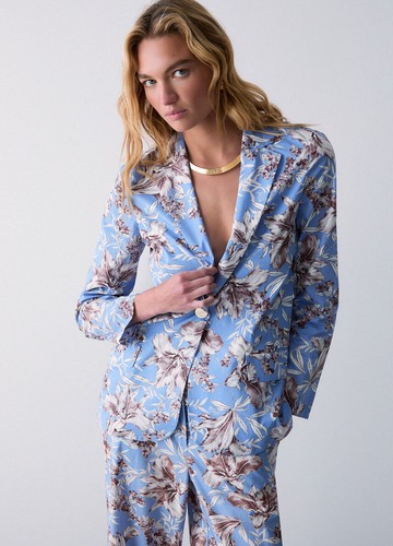 Liu white blazer in - liu.jo,