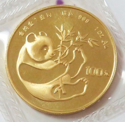 1984 oro cina panda - cina, 100