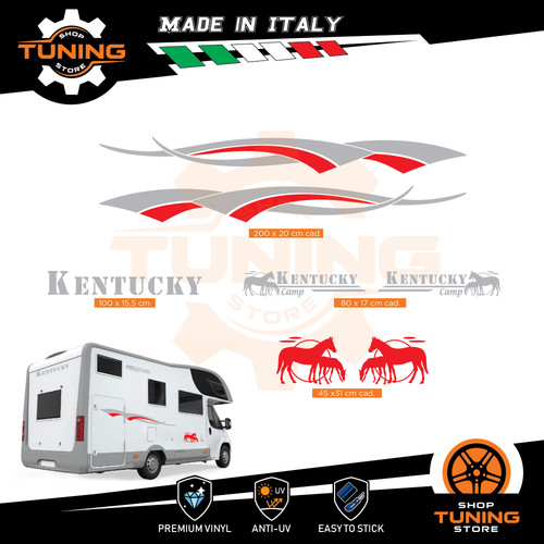 Kit adesivi camper - adesivi,
