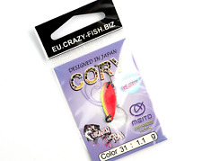 Micro spoon CRAZY-FISH UV GLOW - col. 31 - 1.1 gr - monoamo - ondulante - FR133