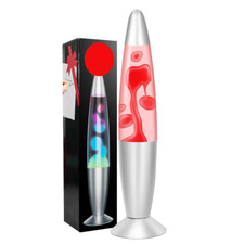 LAVA LAMP LAMPADA DI LAVA MAGMA VETRO REGALO ARREDO MULTICOLOR DESIGN CON LUCE