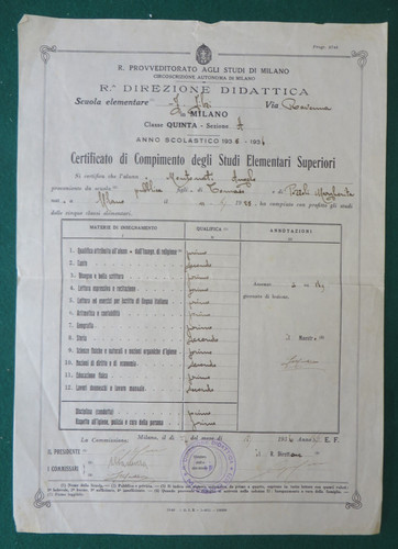 Regia scuola elementare - regia, di