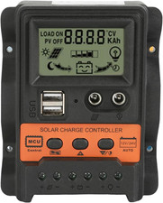 Regolatore Di Carica Pannello Solare,30A Regolatore Di Carica Solare PWM 12V 24V