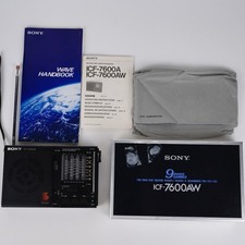 Sony ICF-7600AW Ricevitore Multibanda Radio Portatile - Testato e Funzionante