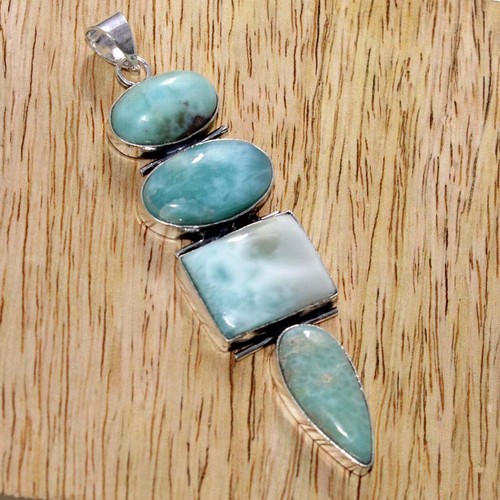 Grande ciondolo larimar - grande,