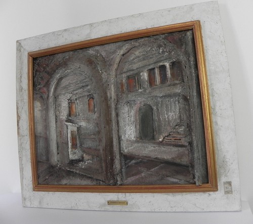 Quadro bassorilievo tecnica - quadro,