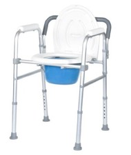 Sedia comoda 4 in 1, pieghevole e regolabile in altezza - portata 120 kg