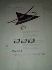 OMEGA VARI - OROLOGI -VECCHIA PUBBLICITA' CARTACEA DEGLI ANNI '50 - 