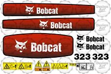 Set adesivi decalcomanie BOBCAT 323 escavatore miniescavatore