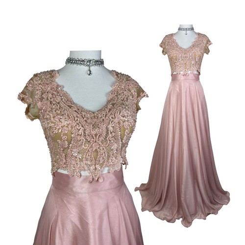 Set maxi gonna raso - maxi, con