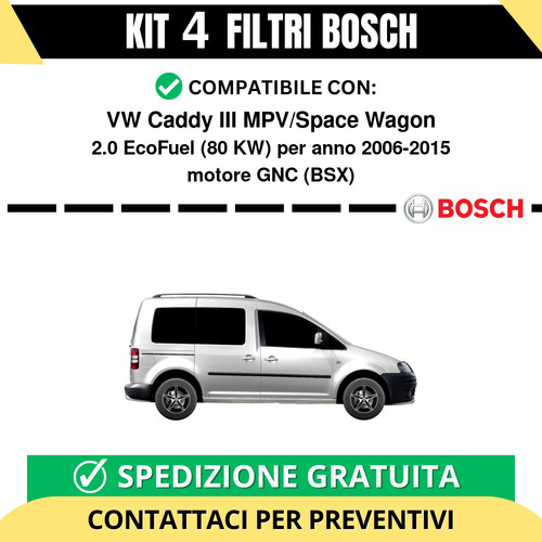Kit bosch filtri tagliando - filtri,