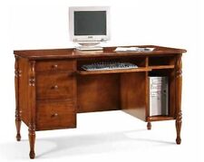 SCRIVANIA-SCRITTOIO PORTA PC IN PIOPPO VARIE FINITURE x CAMERETTA UFFICIO 2130