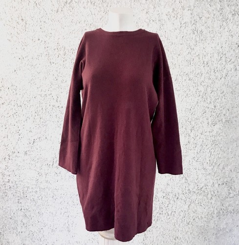 Vestito abito donna borgogna - vestito,