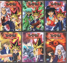 Lotto 6 DVD YU-GI-OH! - numeri 1-2-3-4-8-9 - (9 nuovo sigillato)