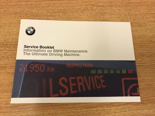 Bmw service book brand new - service,