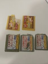 5 BUSTINE CAMPIONI DELLO SPORT  1966-67 E1969-70 PANINI VUOTE NO LAMPO EDIS ELAH