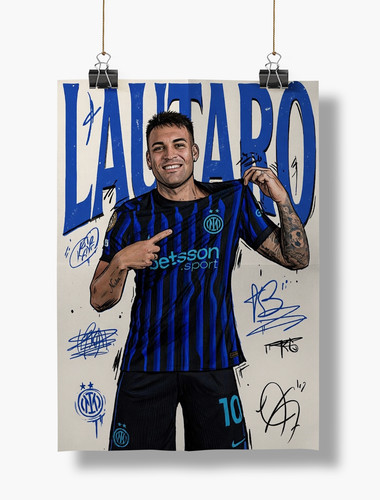 Lautaro inter poster - lautaro,