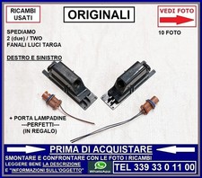 FARO FANALE LUCE LUCI TARGA