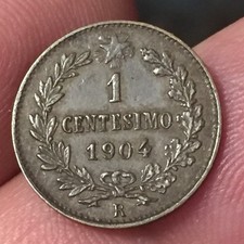 ?  1 CENTESIMO 1904 R VALORE MONETA VITTORIO EMANUELE III° REGNO D’ITALIA