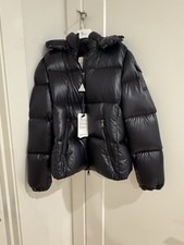 Moncler - Piumino donna Fourmine nylon nero taglia 2 - nuovo - 100% autentico
