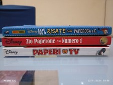 Lotto 3 Fumetti PAPERI IN TV Zio Paperone E La Numero 1 Risate Disney 
