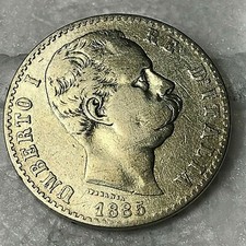 2 LIRE 1885 REGNO D'ITALIA