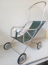 Antica Carrozzina Passeggino d'Epoca Vintage Bambole Rara Anni 50 , pieghevole