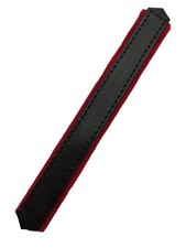 Ditale imbottito nero e rosso