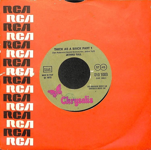 Jethro tull thick - tull, a