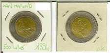 San Marino: 500 lire 1994