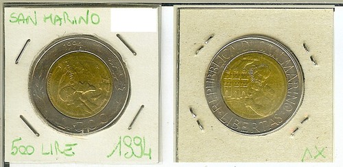 San marino 500 lire 1994 - san,