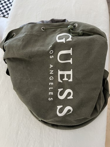 Borsone guess verde tela - guess, 13"