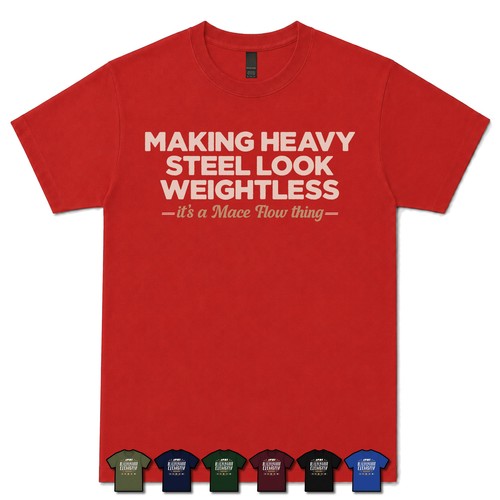 Making heavy steel look - making,