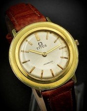 Titus Vintage Watch | 1950/59 | Gold Plated, Manual Winding, Working