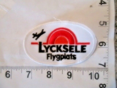 Lycksele flygplats patch - flygplats,