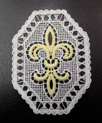 Inserto pizzo macrame ecru - inserto, e