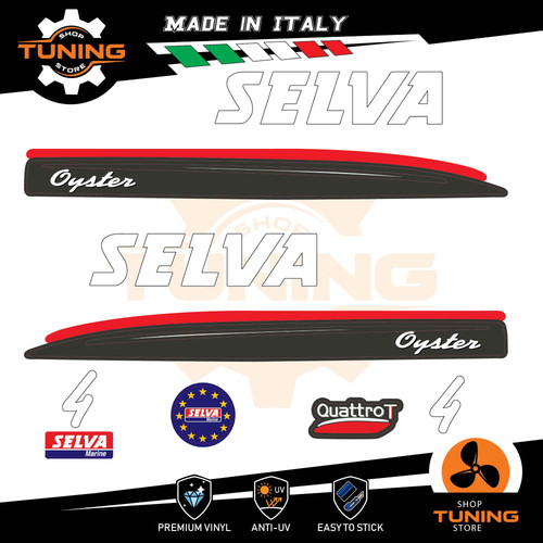 Kit adesivi motore marino - motore,